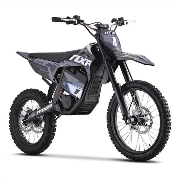 FunBikes MXR 8000w (PP) 72v 35ah Li 19/16 89cm Black Electric Dirt Bike image 0