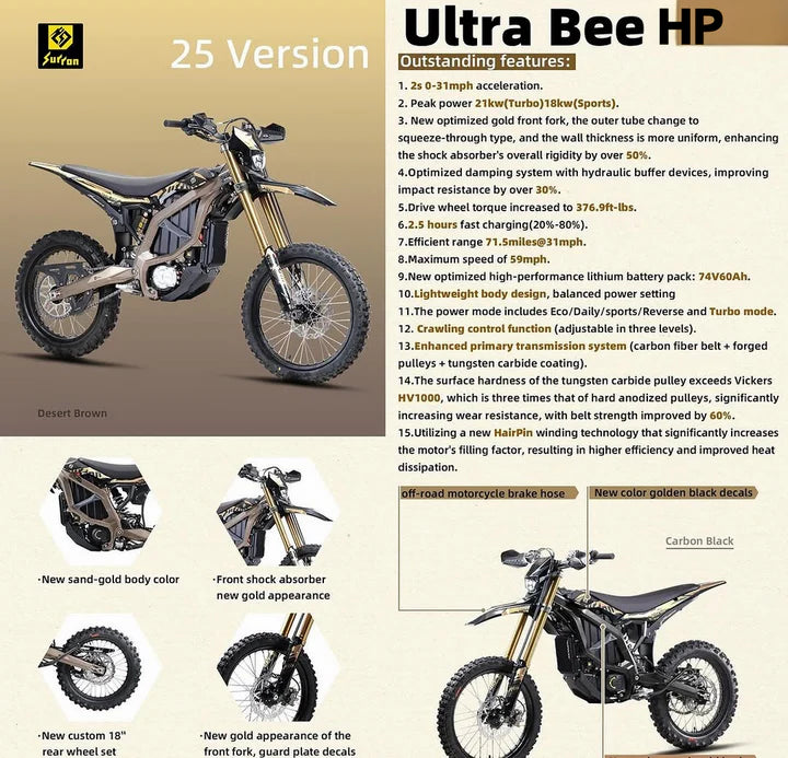 SurRon Ultra Bee HP (21 KW) 2025