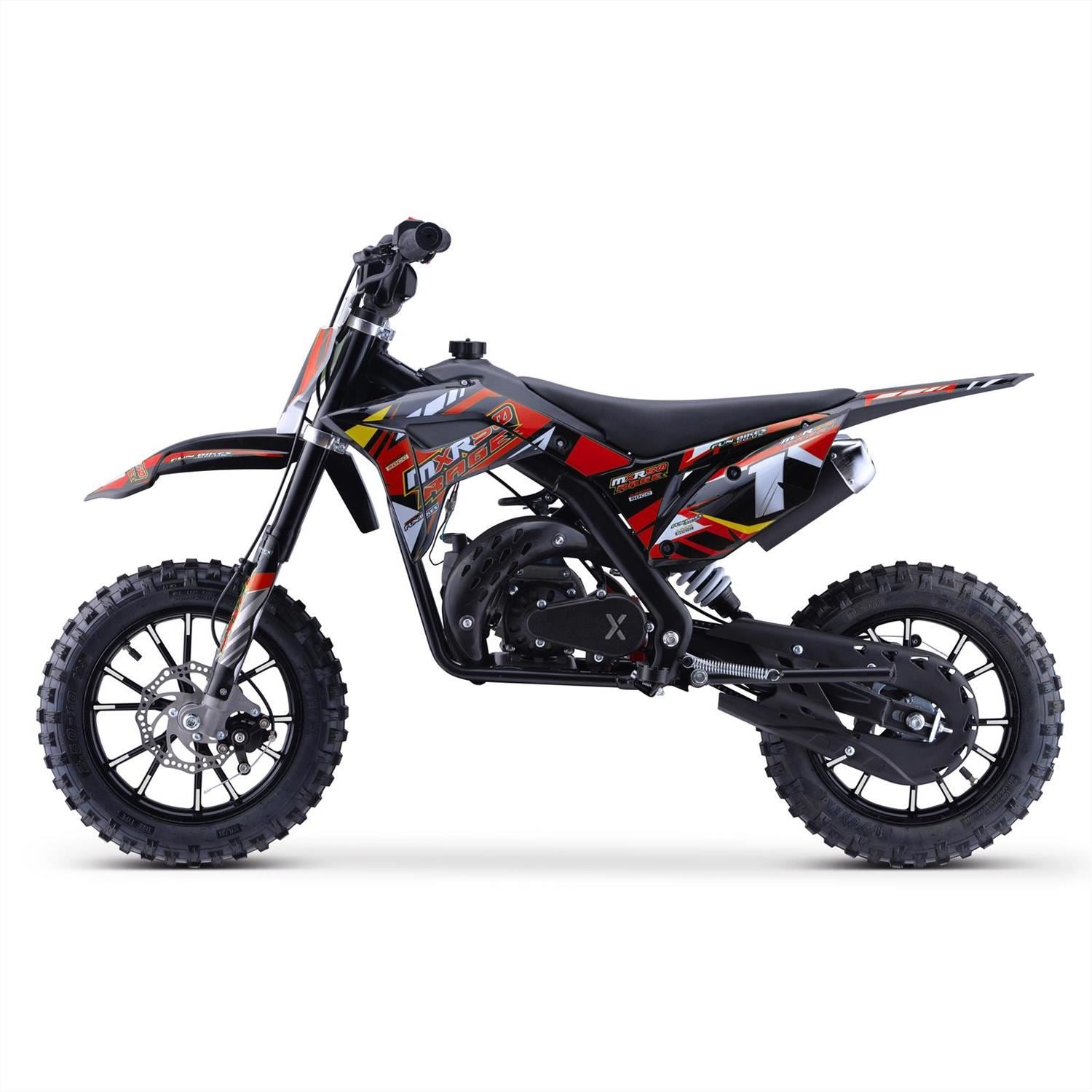 FunBikes MXR "50" Rage 10/10 61cm Premium Red Kids Dirt Bike In Stock image 5