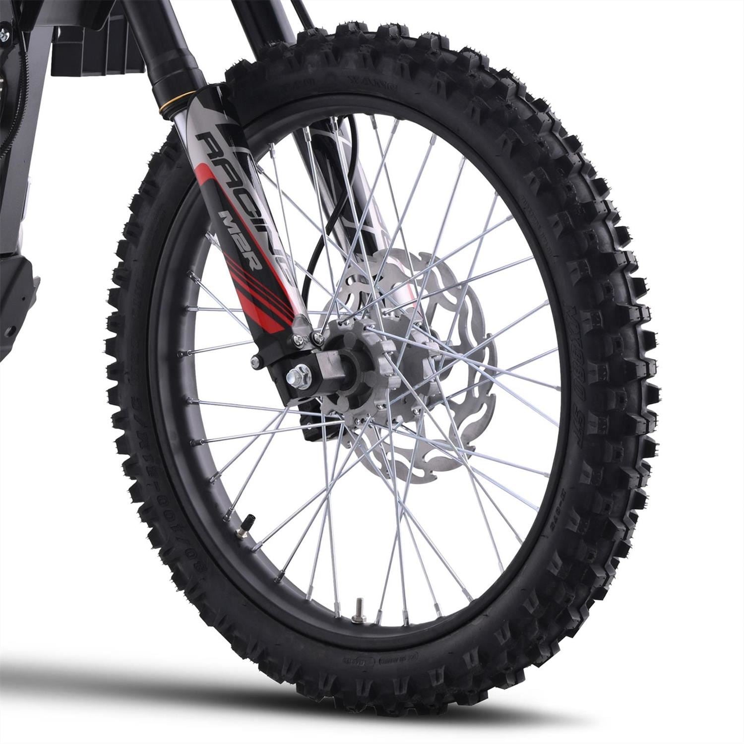 M2R RS-R 250 250cc 21/18 94cm Black/Grey Motocross Dirt Bike image 8