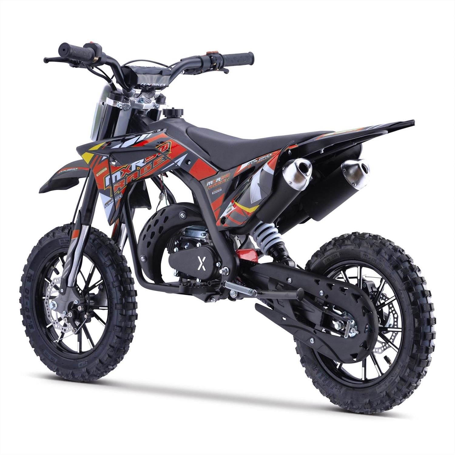 FunBikes MXR "50" Rage 10/10 61cm Premium Red Kids Dirt Bike In Stock image 4