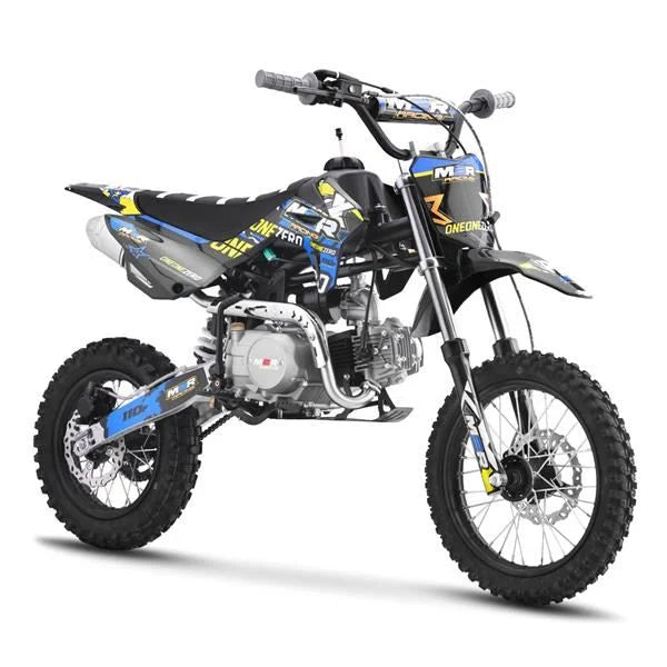 M2R Racing KX110F 110cc 14/12 76cm Blue Semi-Auto Pit Bike 2025 Model image 0
