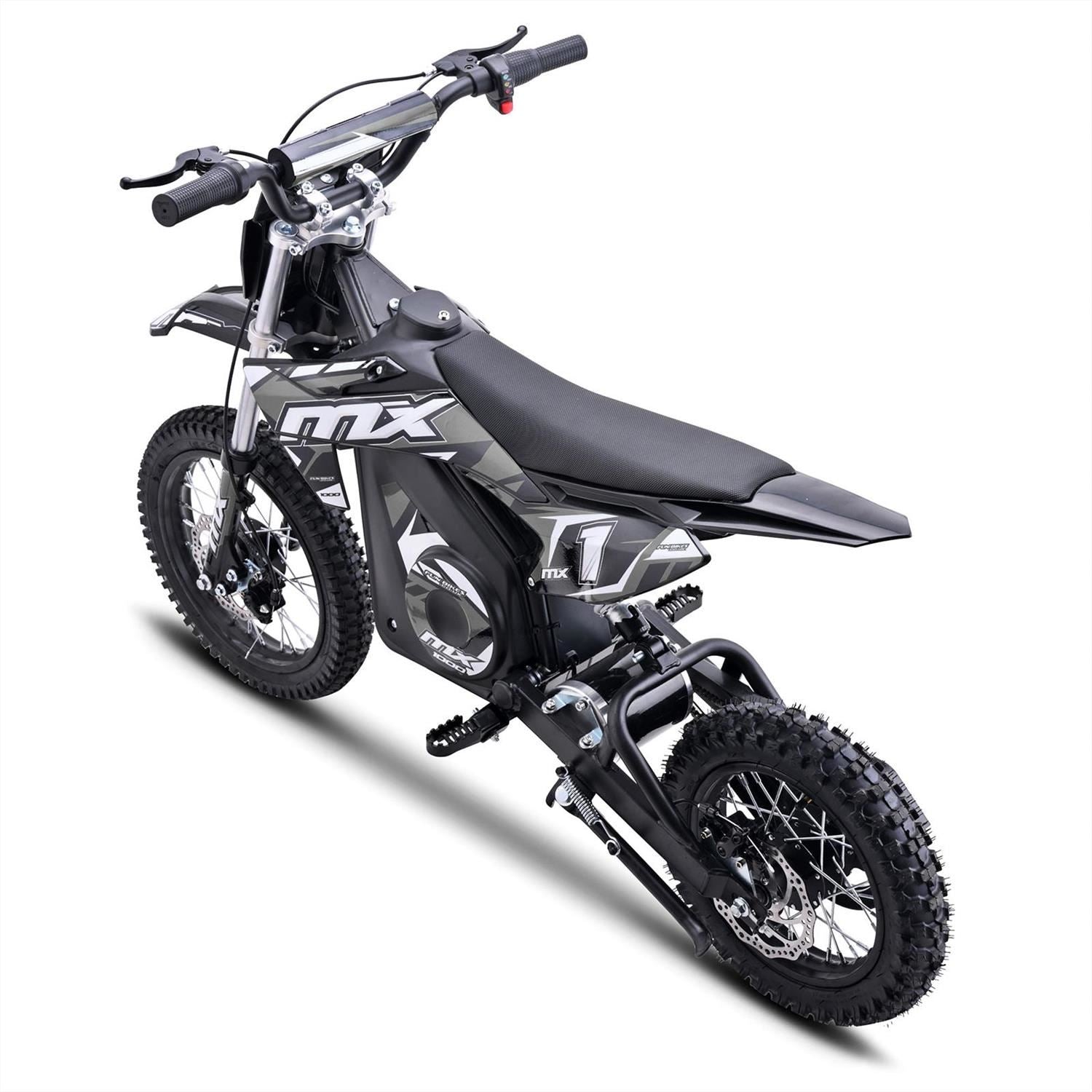 FunBikes MX1000 1000w 36v 62cm Lithium Grey Electric Kids Dirt Bike image 5
