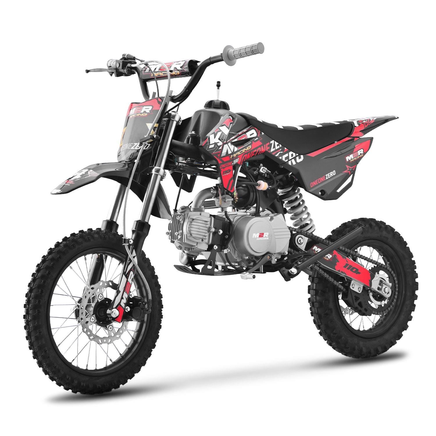 M2R Racing KX110F 110cc 14/12 76cm Red Semi-Auto Pit Bike 2025 Model image 3