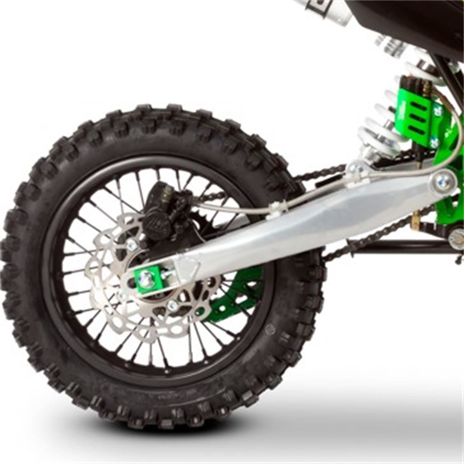 M2R Racing KXF125 120cc 14/12 76cm Black Green Pit Bike image 3