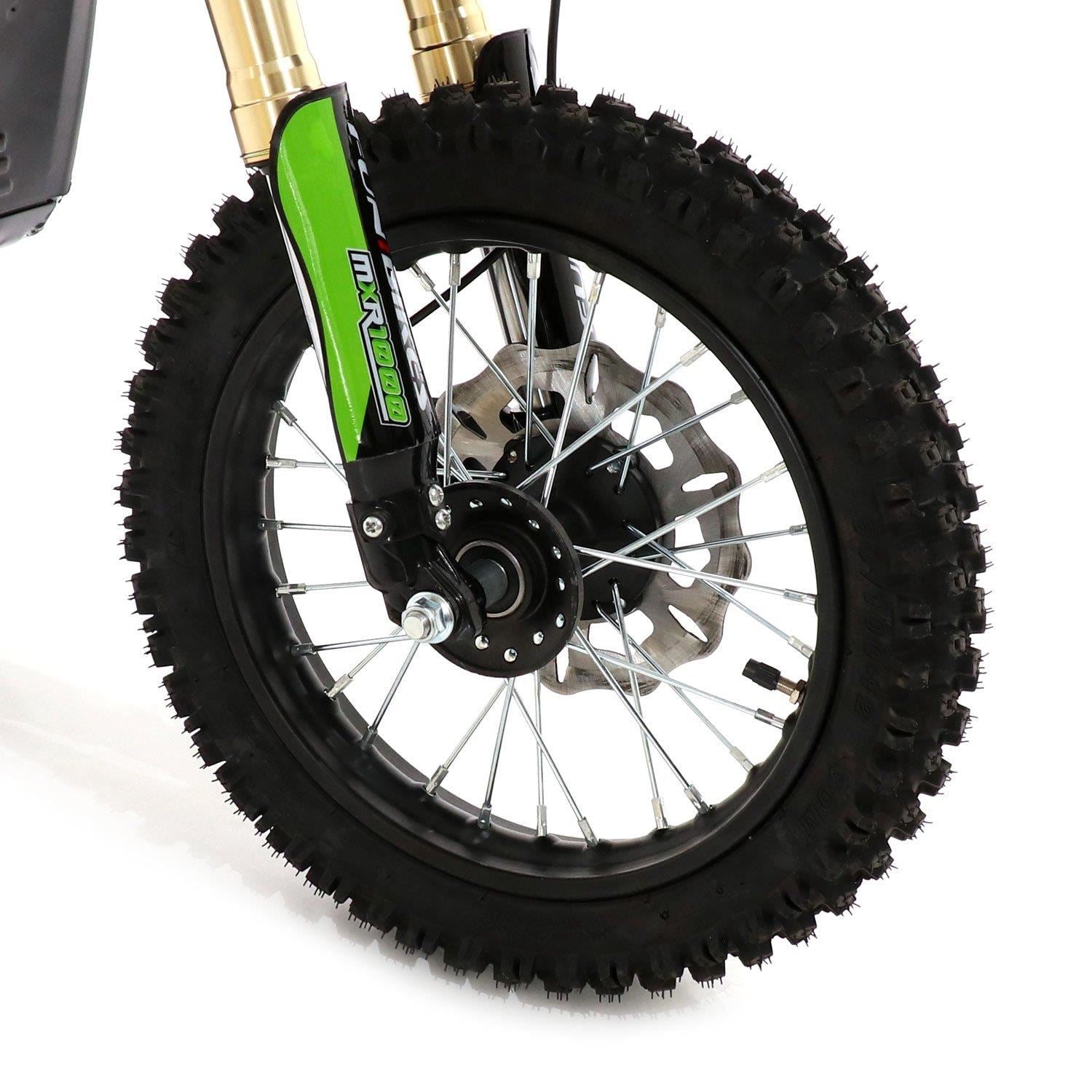FunBikes MXR 1000w 36v 12/10 65cm Green Kids Electric Dirt Bike image 7