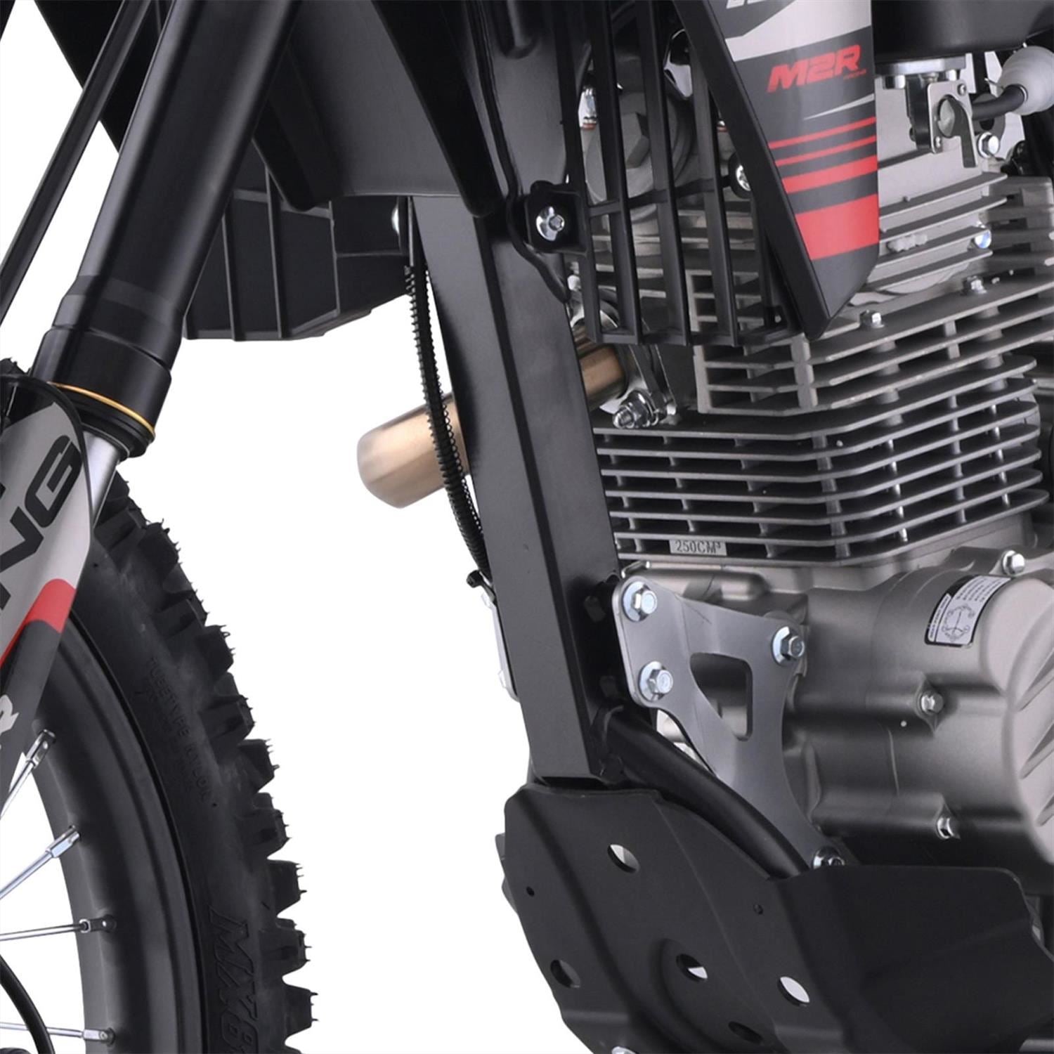 M2R RS-R 250 250cc 21/18 94cm Black/Grey Motocross Dirt Bike image 8