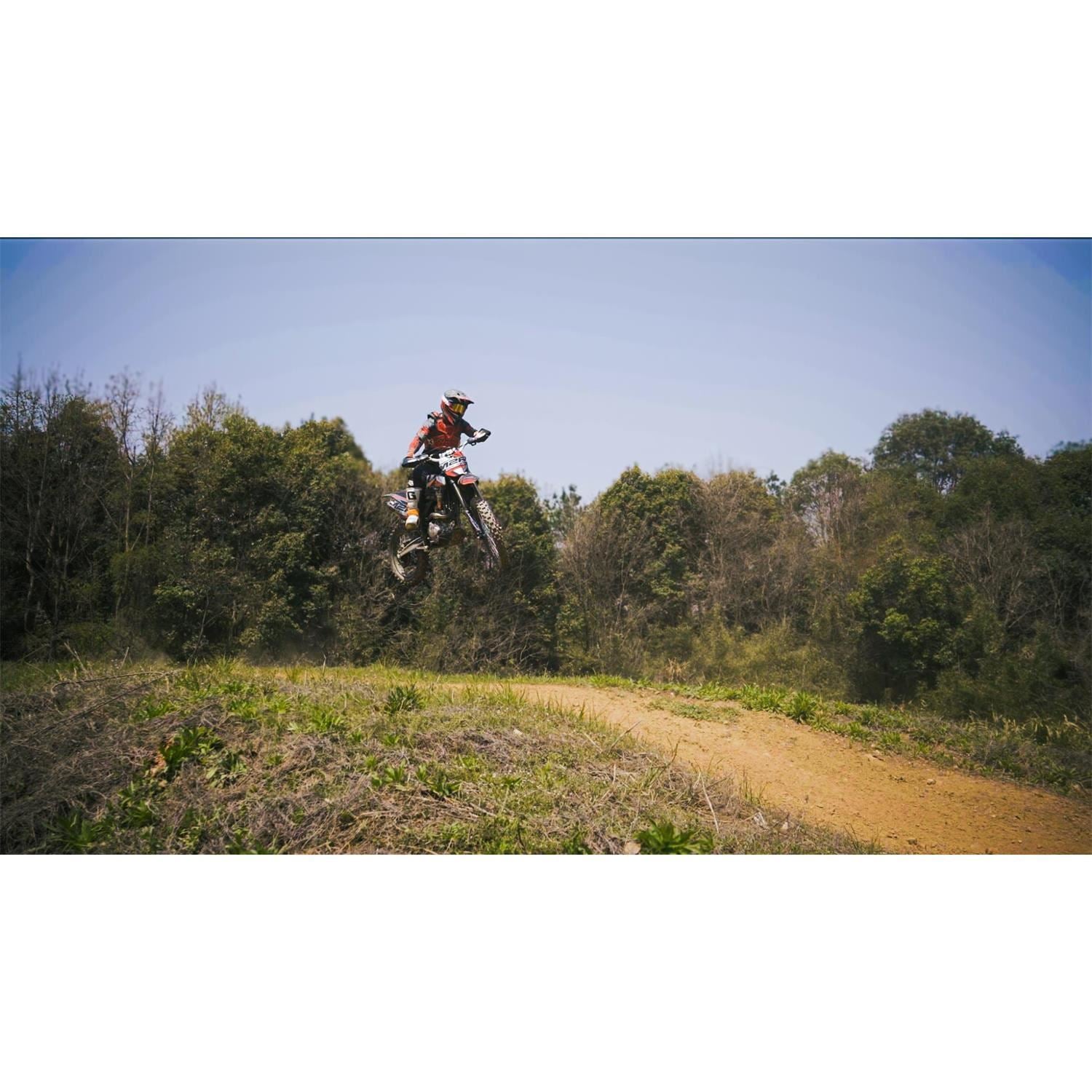 M2R RS-R 250 250cc 21/18 94cm Red/White Motocross Dirt Bike image 11