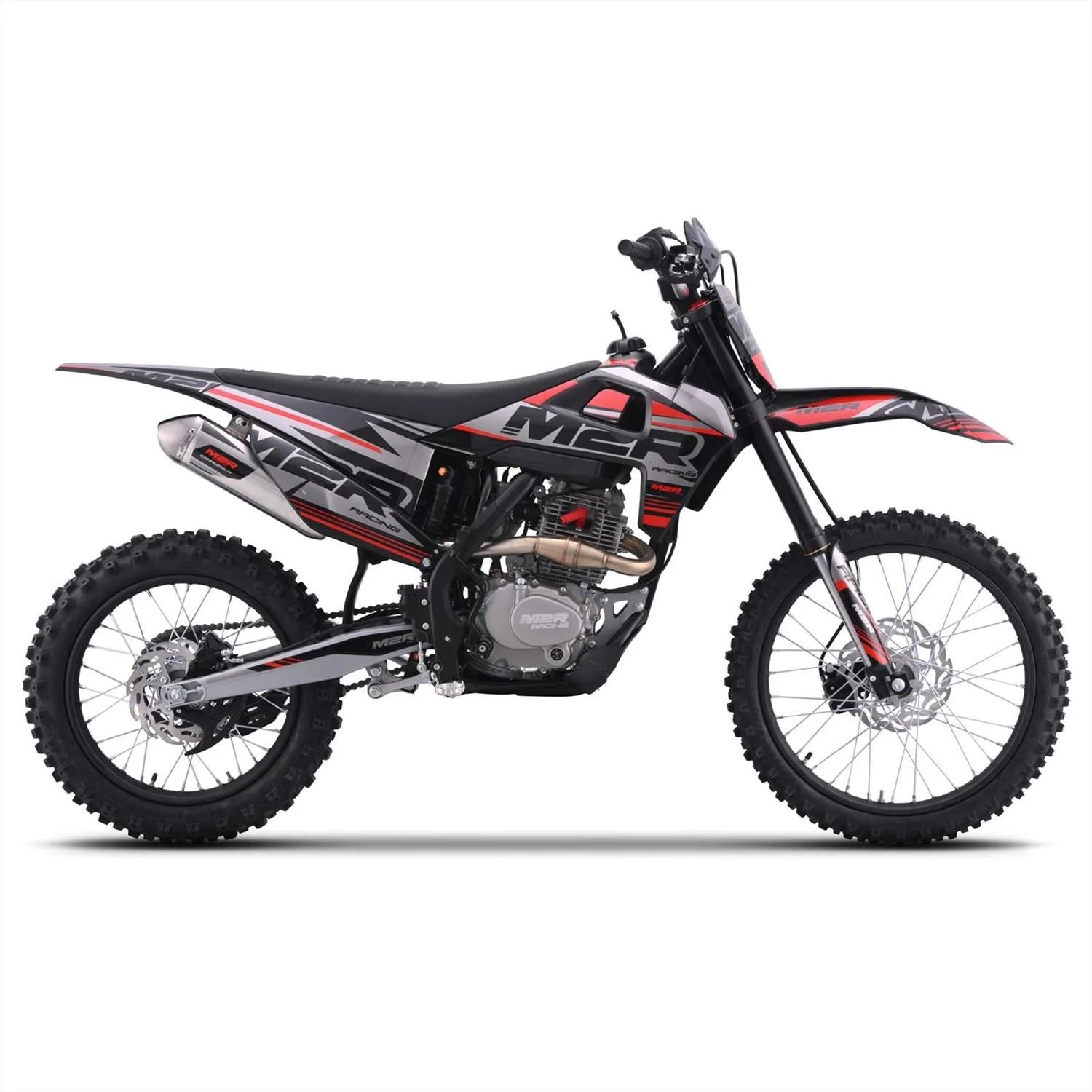 M2R RS-R 250 250cc 21/18 94cm Black/Grey Motocross Dirt Bike image 13