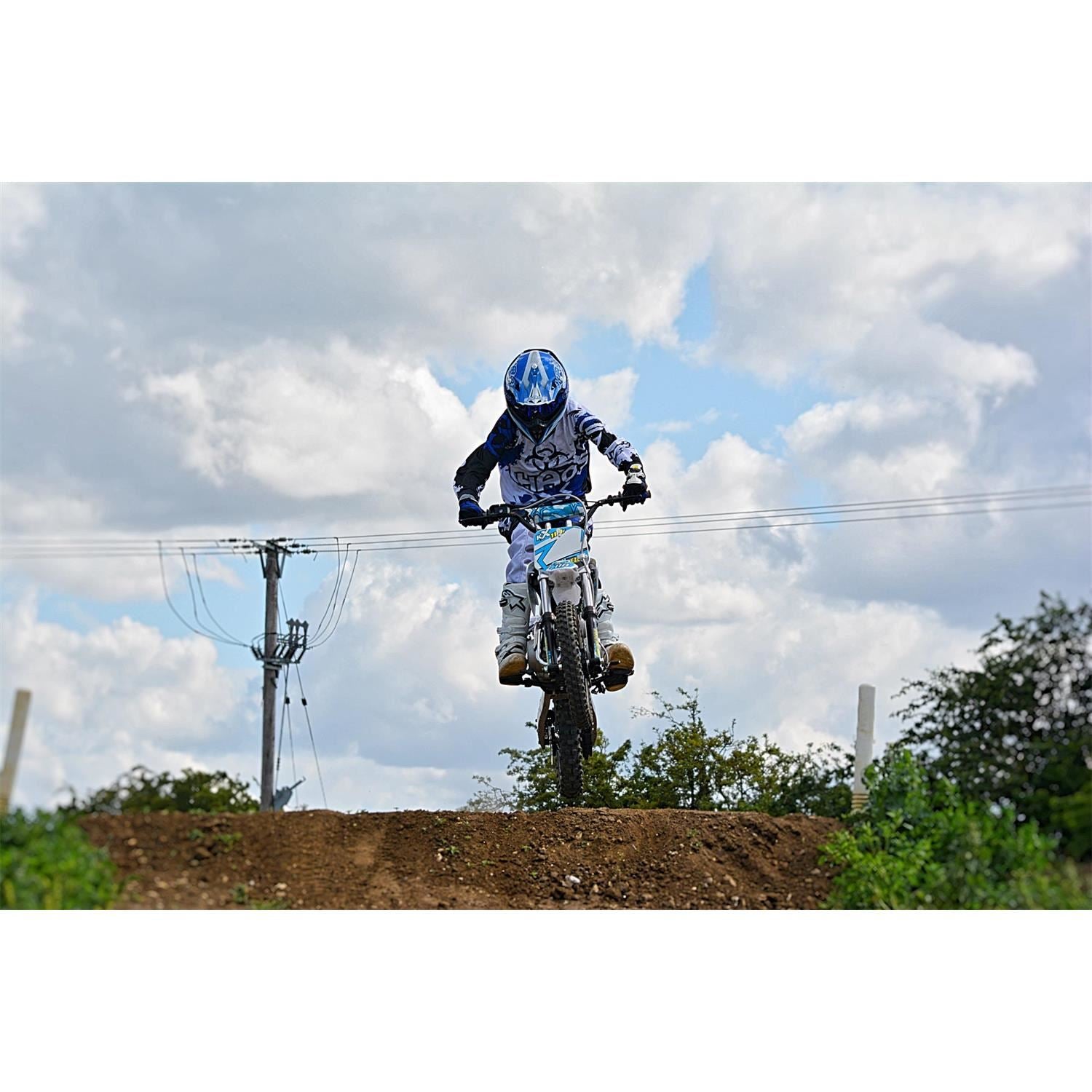 M2R Racing KX110F 110cc 14/12 76cm Blue Pit Bike 2025 Model image 12