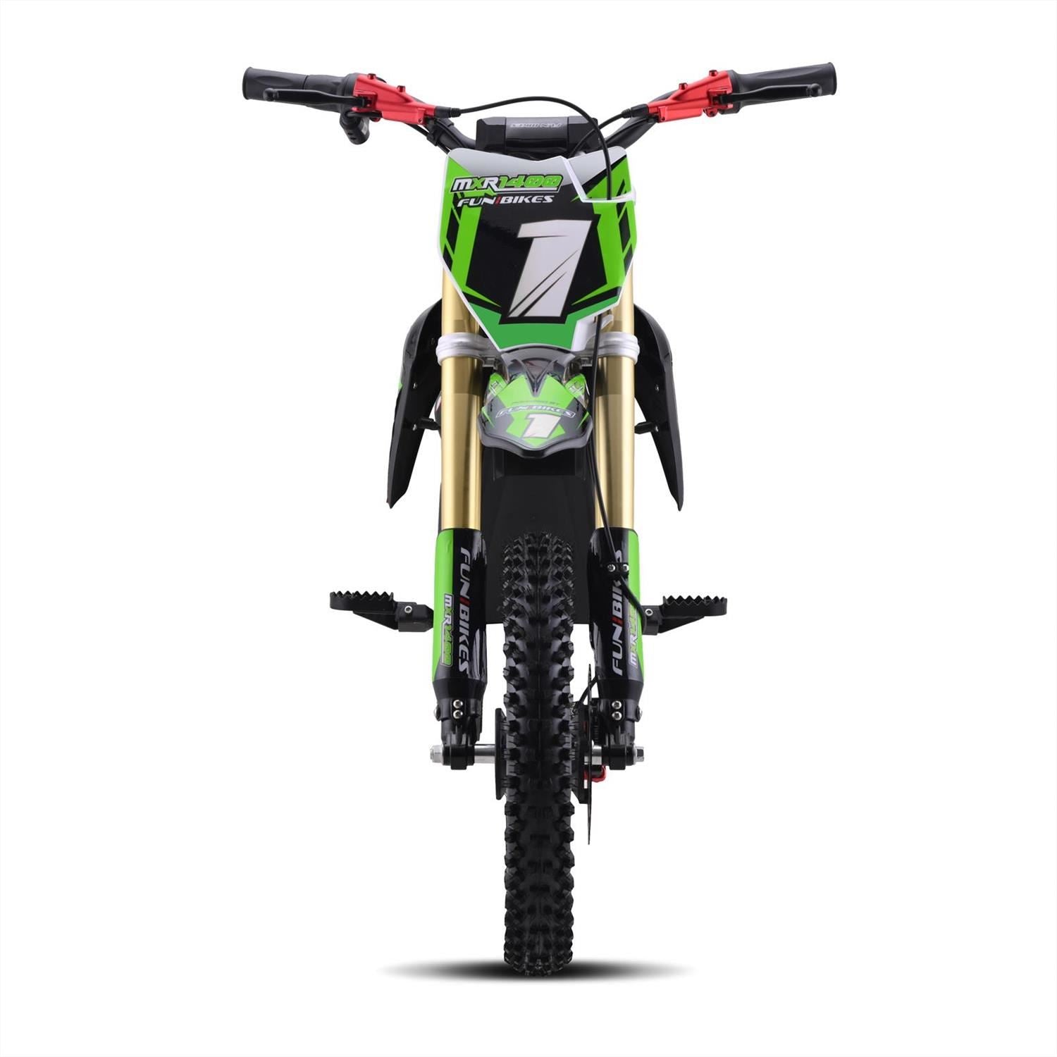 FunBikes MXR 1400w 48v Li 12/10 65cm Green Kids Electric Dirt Bike image 5