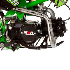 M2R Racing KXF125 120cc 14/12 76cm Black Green Pit Bike image 1