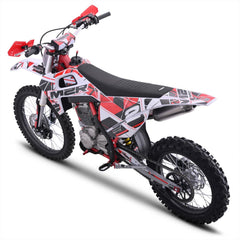 M2R RS-R 250 250cc 21/18 94cm Red/White Motocross Dirt Bike image 1