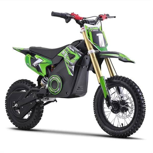 FunBikes MXR 1400w 48v Li 12/10 65cm Green Kids Electric Dirt Bike image 0