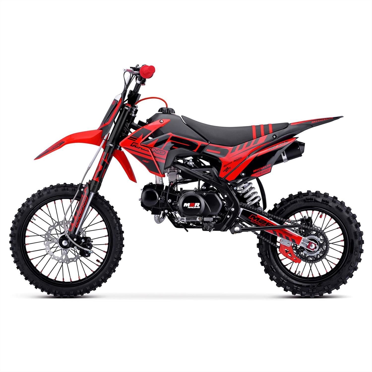 M2R RF125 S2 125cc 17/14 86cm Red Dirt Bike image 15