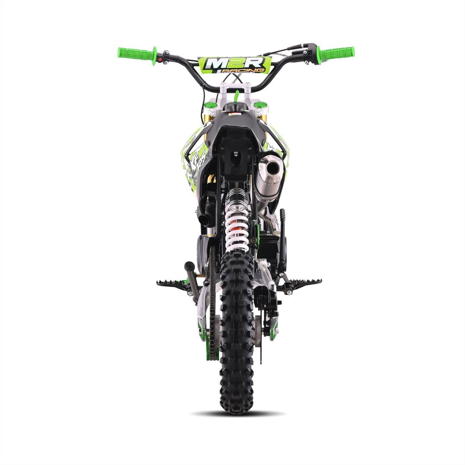 M2R Racing KXF125 120cc 14/12 76cm Black Green Pit Bike image 15