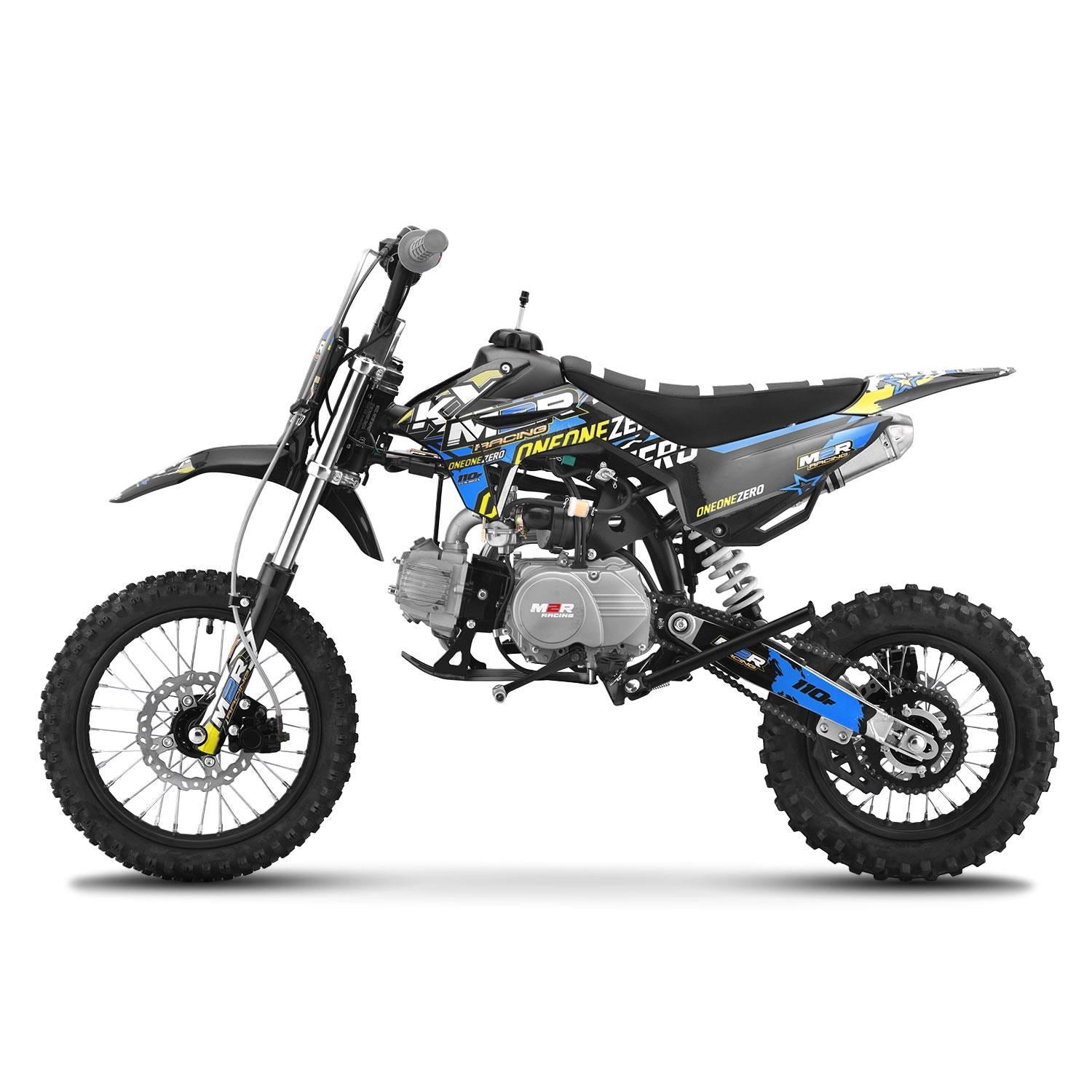 M2R Racing KX110F 110cc 14/12 76cm Blue Semi-Auto Pit Bike 2025 Model image 4