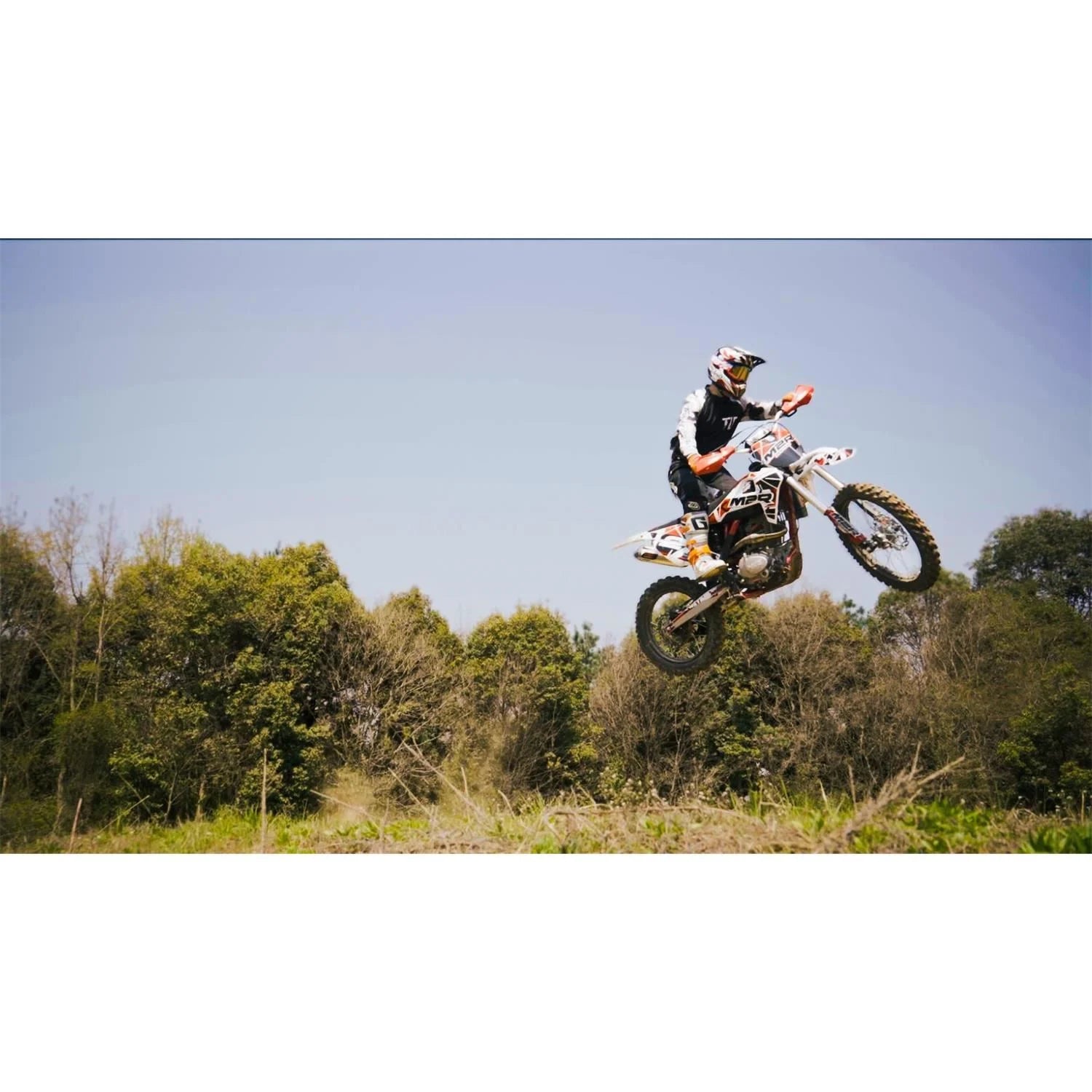 M2R RS-R 250 250cc 21/18 94cm Black/Grey Motocross Dirt Bike image 14