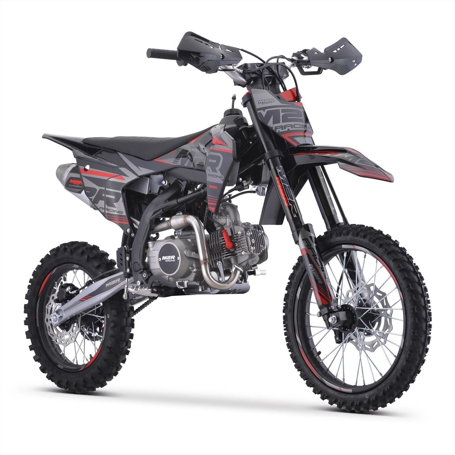 M2R RS-R 125 125cc 17/14 88cm Black/Grey Dirt Bike image 12