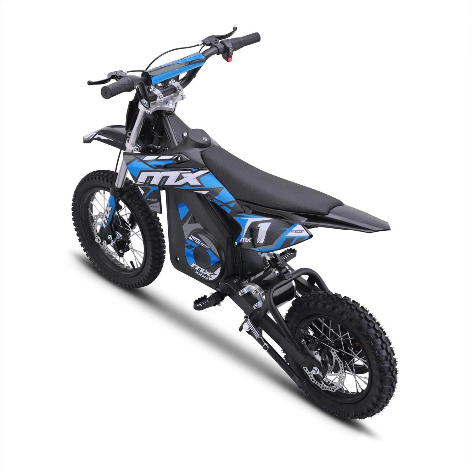 FunBikes MX1000 1000w 36v 62cm Lithium Blue Electric Kids Dirt Bike image 4
