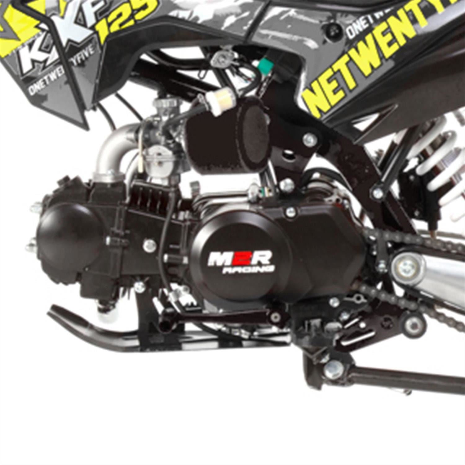 M2R Racing KXF125 120cc 14/12 76cm Black Grey Pit Bike image 3