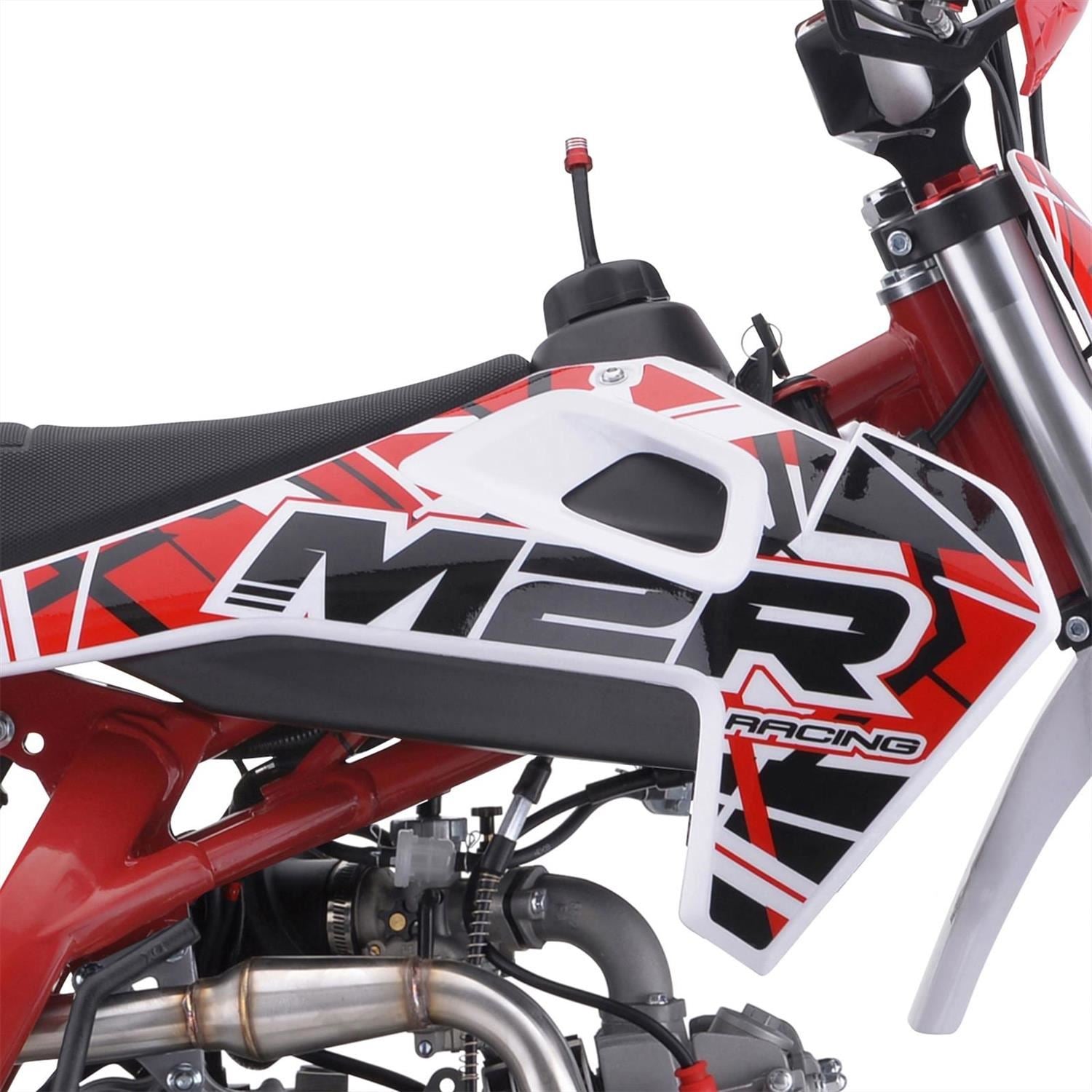 M2R RS-R 125 125cc 17/14 88cm Red/White Dirt Bike image 1