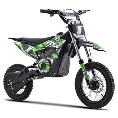 FunBikes MX1000 1000w 36v 62cm Lithium Green Electric Kids Dirt Bike image 0