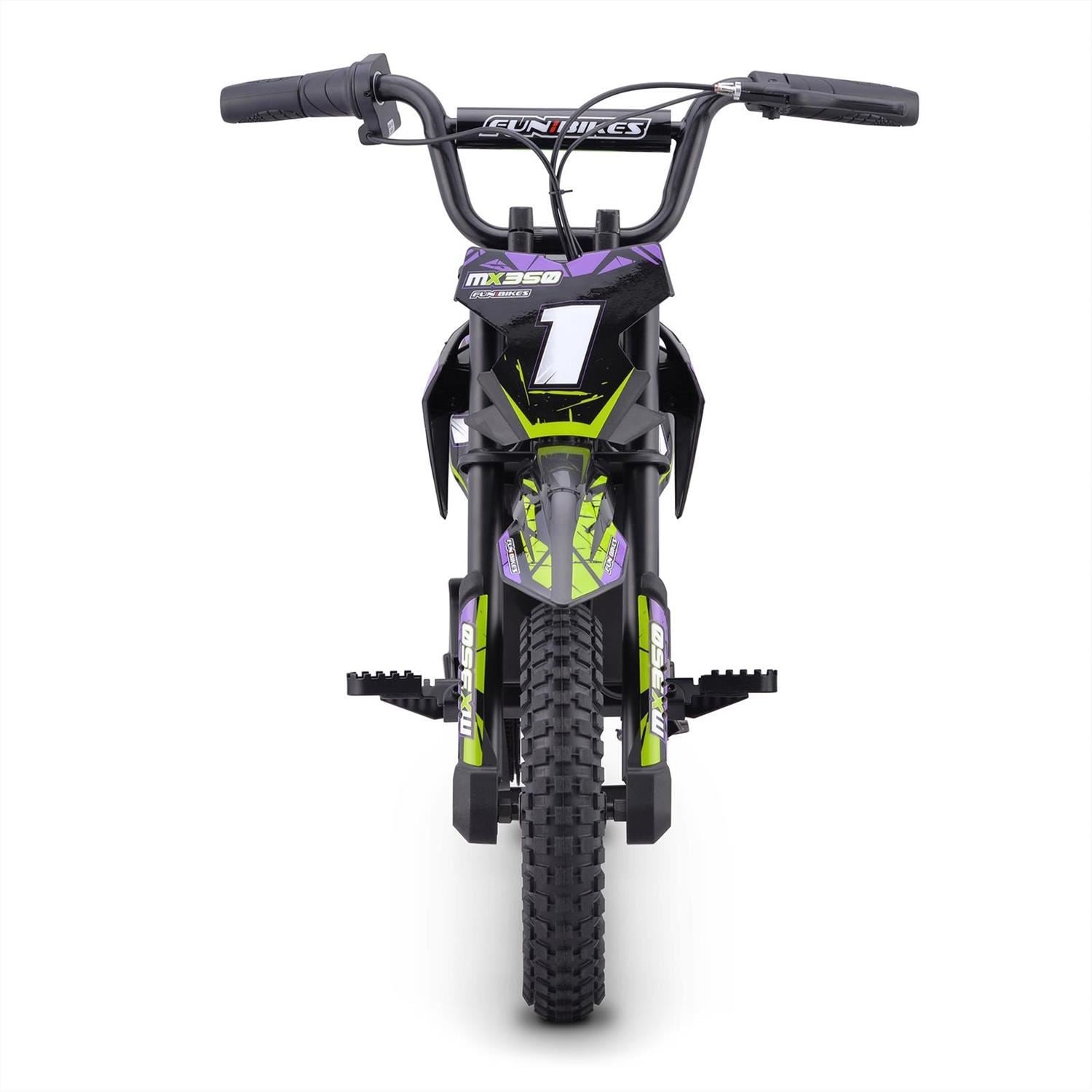 FunBikes MX350 350w 36v 4ah 12/12 51cm Lithium Green Electric Kids Dirt Bike image 4