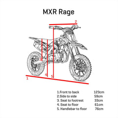FunBikes MXR "50" Rage 10/10 61cm Premium Green Kids Dirt Bike image 3
