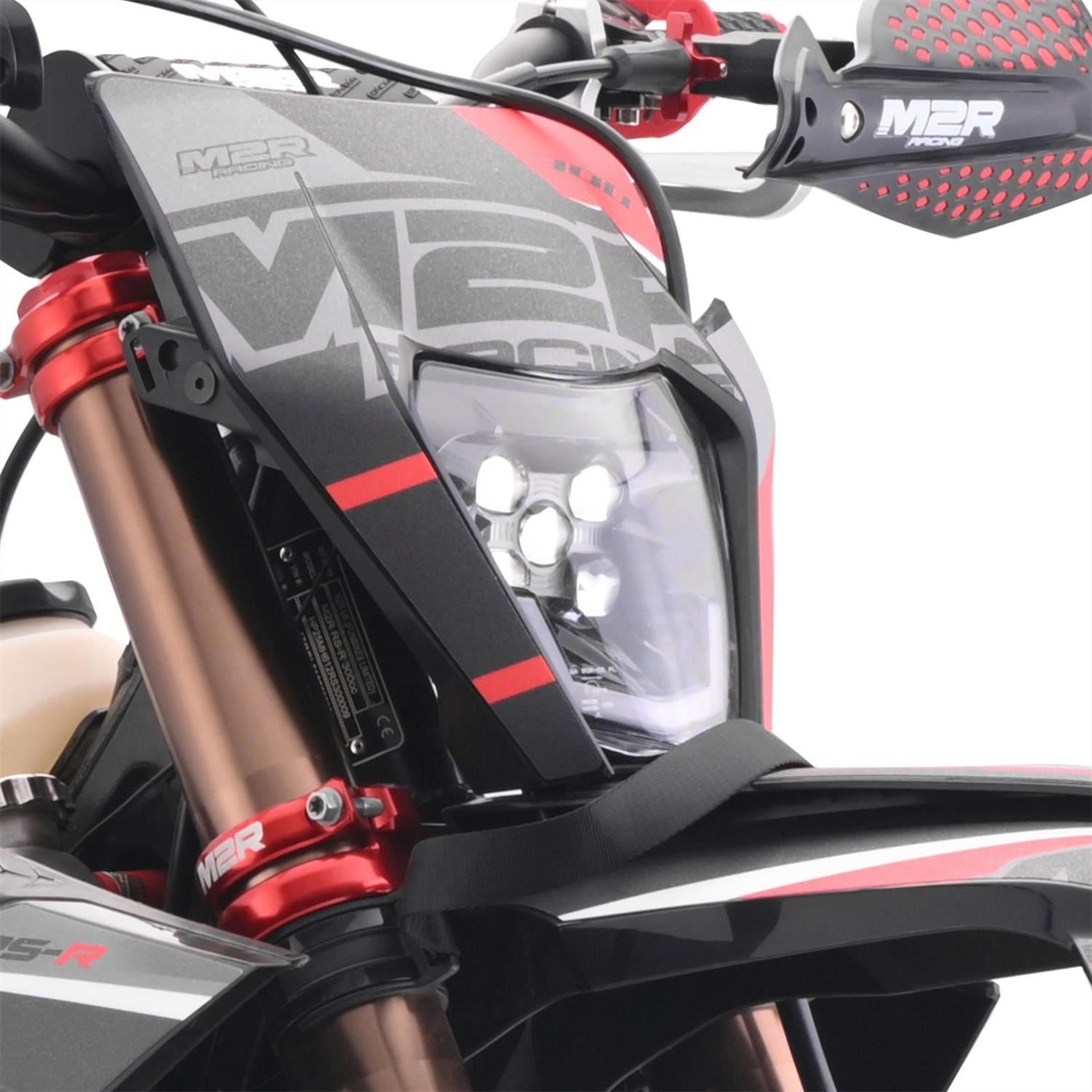M2R RS-R 300 21/18 96cm Black/Grey Race Spec Dirt Bike image 10