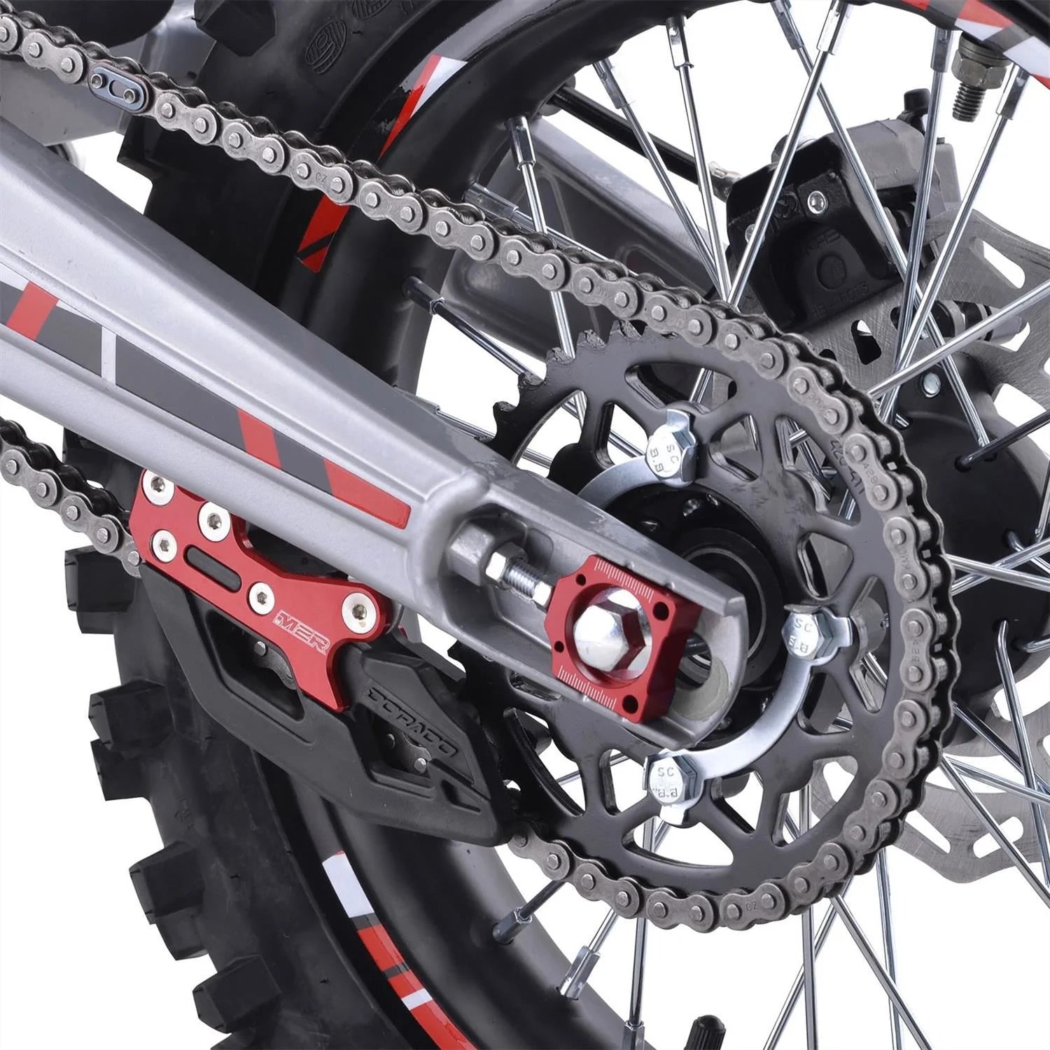 M2R RS-R 140 140cc 17/14 88cm Red/White Dirt Bike image 7