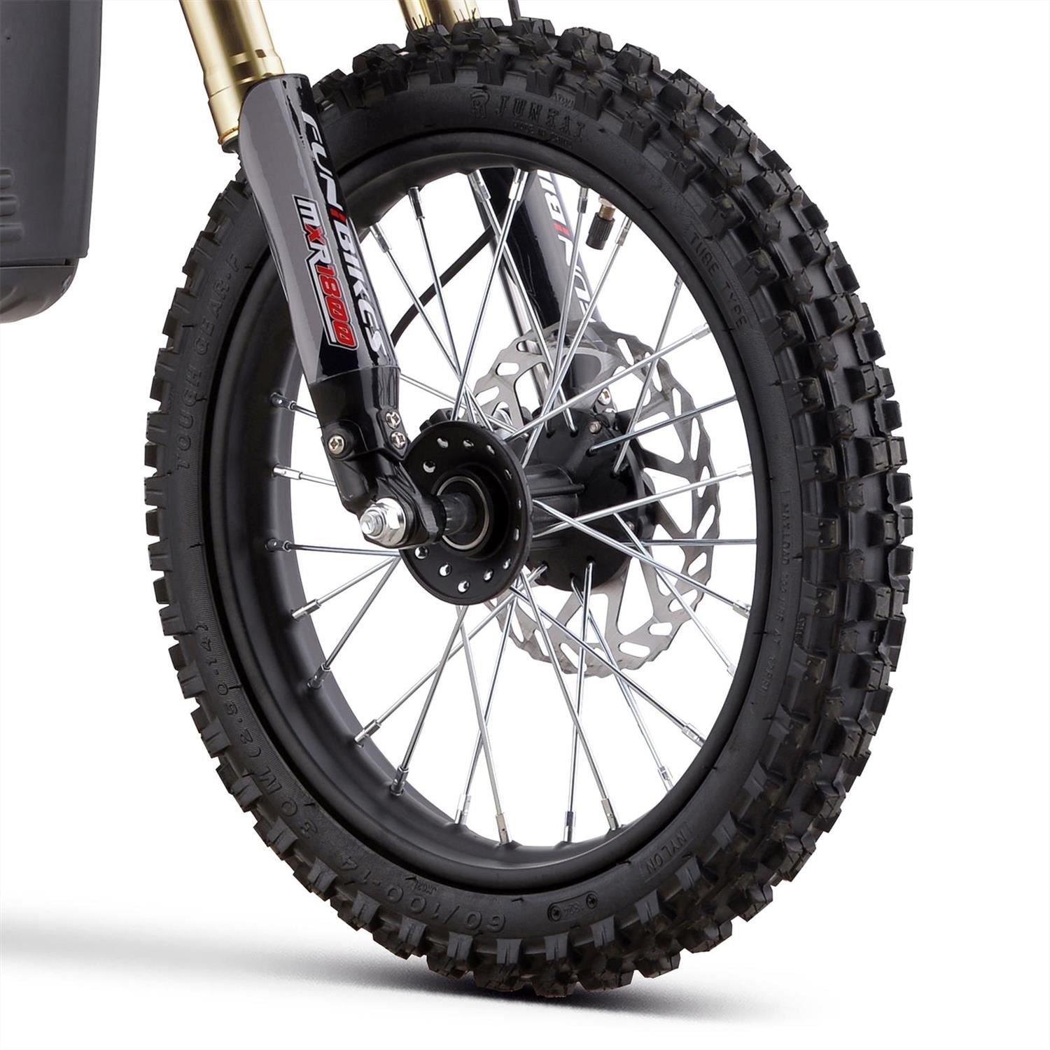 FunBikes MXR 1800w 48v Li 14/12 68cm Grey Kids Electric Dirt Bike 2025 image 8