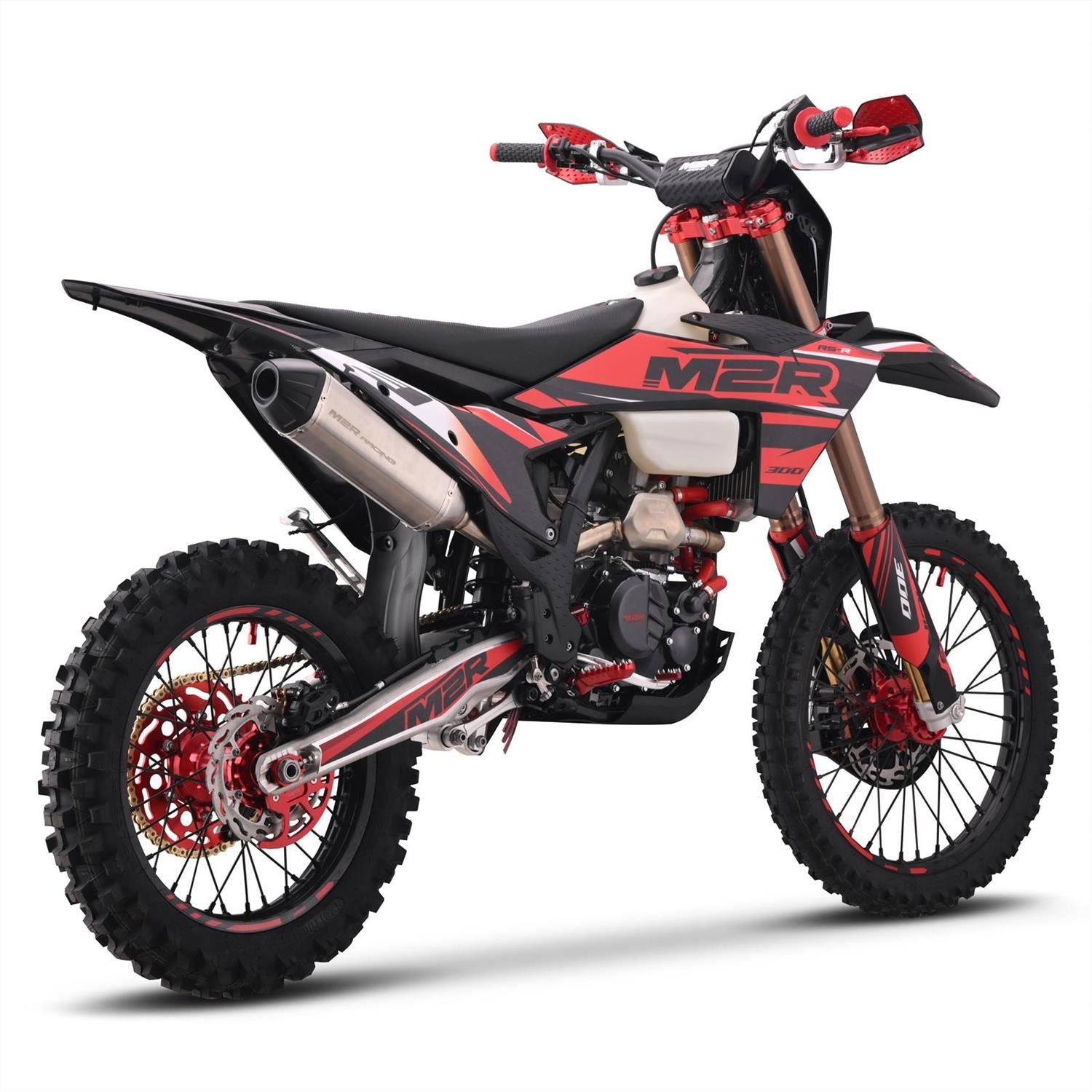M2R RS-R 300 21/18 96cm Black/Red Race Spec Dirt Bike image 13