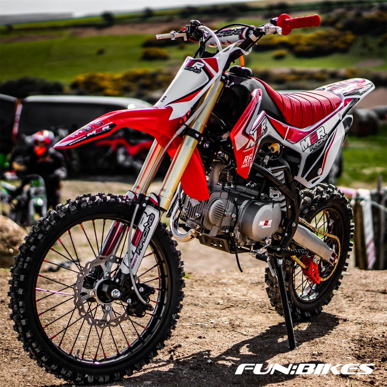 M2R RF140 S2 140cc 17/14 86cm Red Dirt Bike image 5
