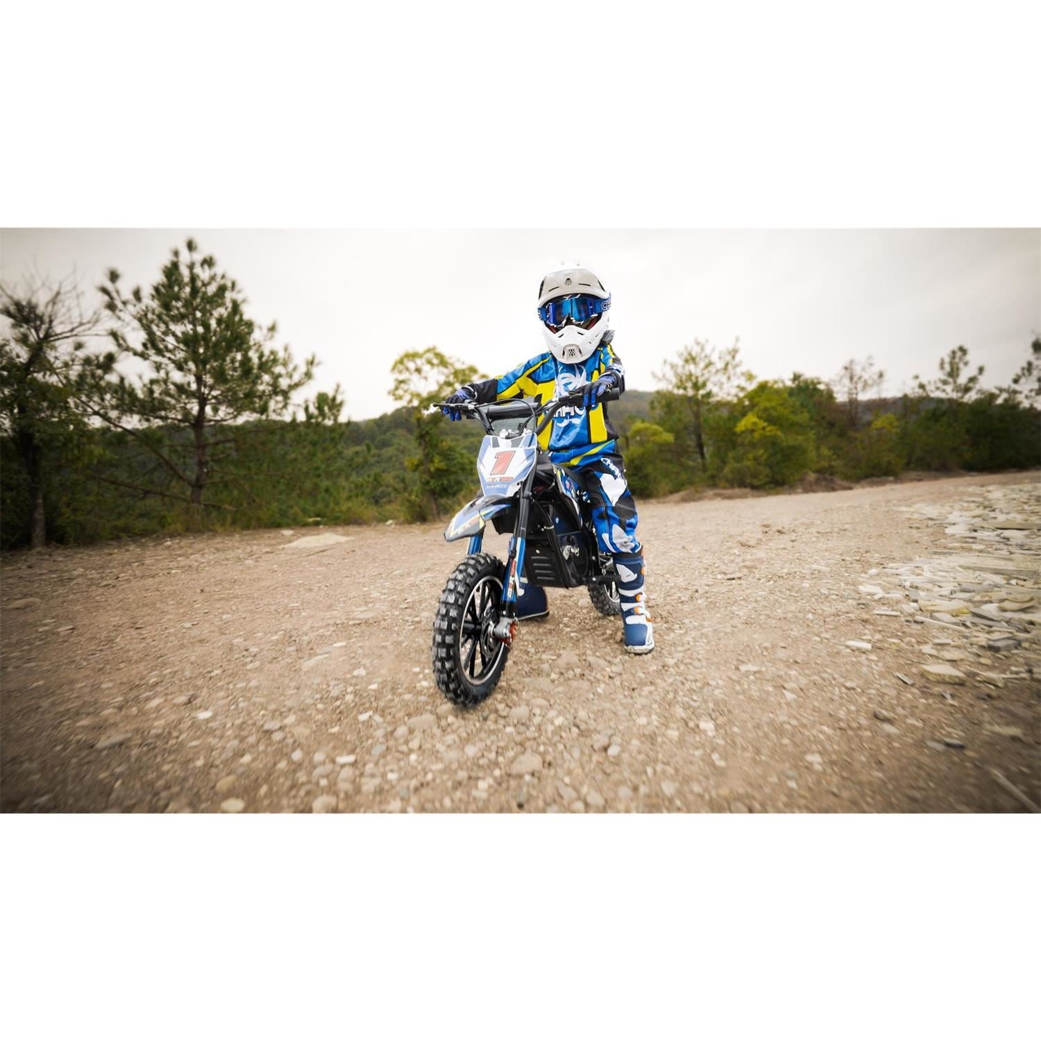FunBikes MXR 790w(MP)36v Li 10/10 61cm Blue Kids Electric Dirt Bike image 10